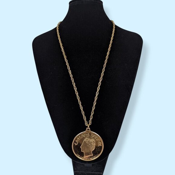 Caesars Palace Jewelry - V. Rope Chain Caesars Palace Medallion Pendant Necklace